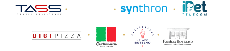 TASS, Synthron, iPet Telecom, Digipizza, Carbonara, Helado Botelho e Família Botelho