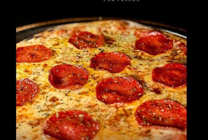 Pizza Frango e Pepperoni
